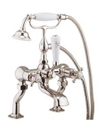 Belgravia Crosshead bath shower mixer with kit