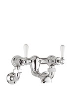 Belgravia Lever bath filler with wall unions