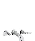 Belgravia Lever bath spout and wall stop taps
