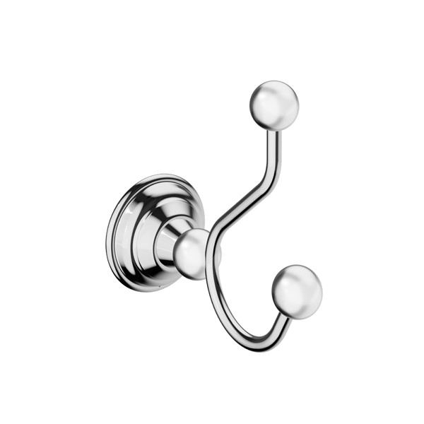 Belgravia Robe Hook Double (Finish: Chrome) | SKU BL022C_V2 ...