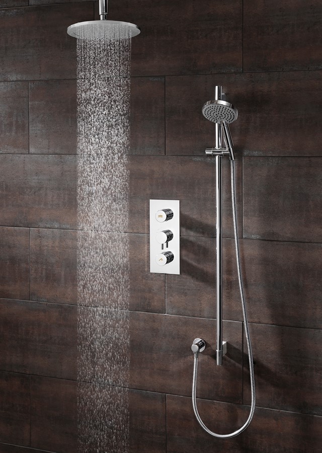 Dial Kai Lever Trim Thermostatic Shower Valve with 2 Way Diverter ...