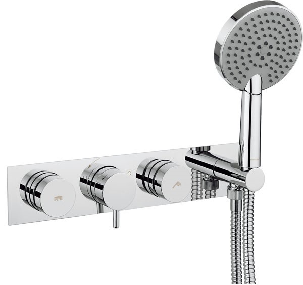 Dial Kai Lever Thermostatic Shower Valve | 2-Way Diverter & Shower Kit ...