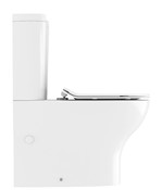 Kai compact close coupled WC with cistern and soft close seat