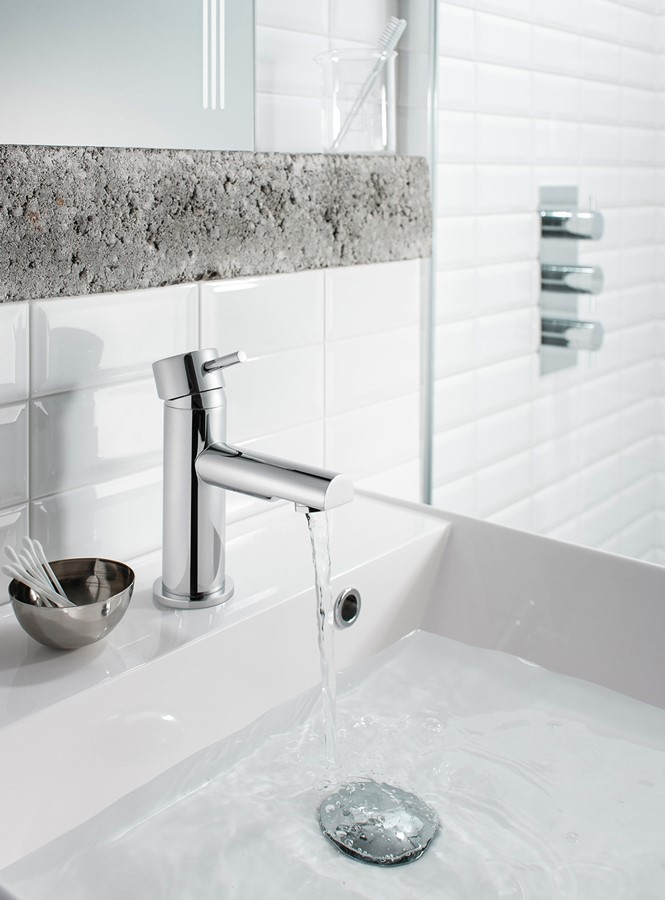 Kai Lever Basin Monobloc (Finish: Chrome) | SKU KL110DNC | Crosswater ...