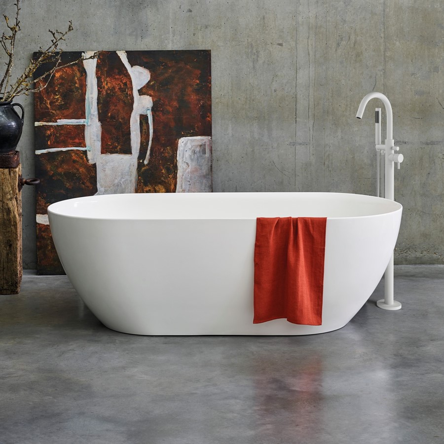 MPRO Grande Freestanding Bath (Finish Stone Gloss) SKU N2ACSCW