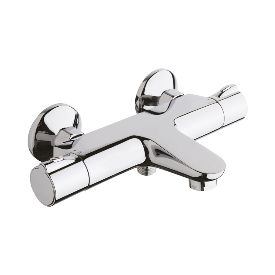 Thermostatic Bath Shower Mixer (Finish Chrome) SKU EV1251EC Crosswater Bathrooms