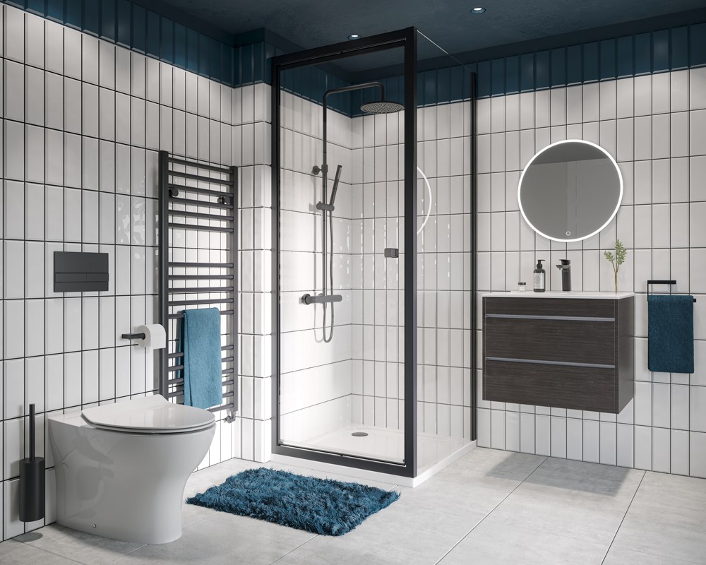 Contemporary Small Bathroom | Discover The Home of Showering for everything you need to create the perfect small modern shower