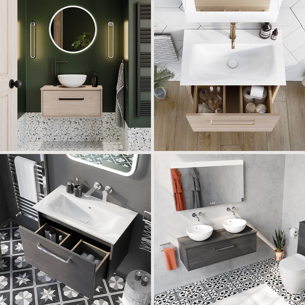 Luxury Bathrooms | Discover modern bathroom furniture to fit your contemporary bathroom design with our striking Arena luxury bathroom furniture