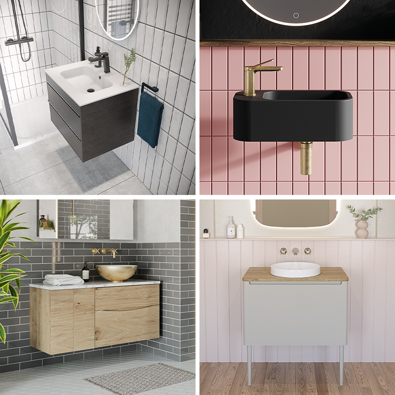 Bathroom renovation | To get the most from your bathroom remodel idea, create a stylish basin area for your luxury modern bathroom
