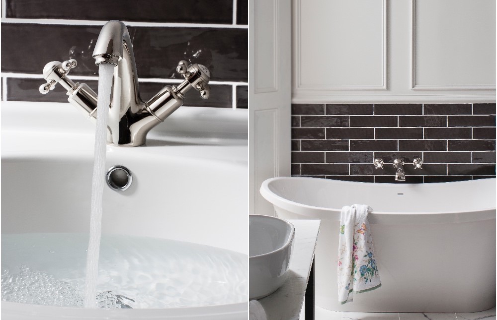 Belgravia Brassware | Inspire luxury with nickel brass finish for your modern traditional bathroom