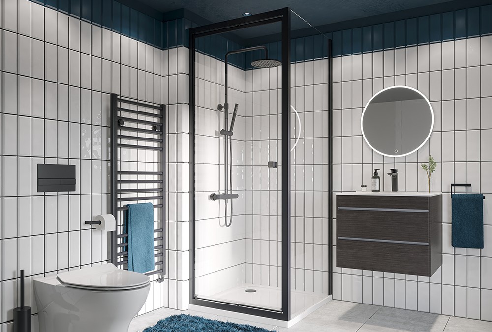 Contemporary Small Bathroom | Revolutionise your small luxurious bathroom with innovative shower solutions 