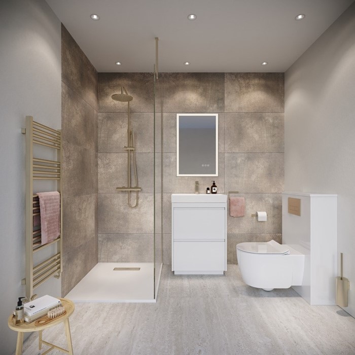 Bathroom renovation | Discover styles to suit your contemporary bathroom design by measuring your space. 