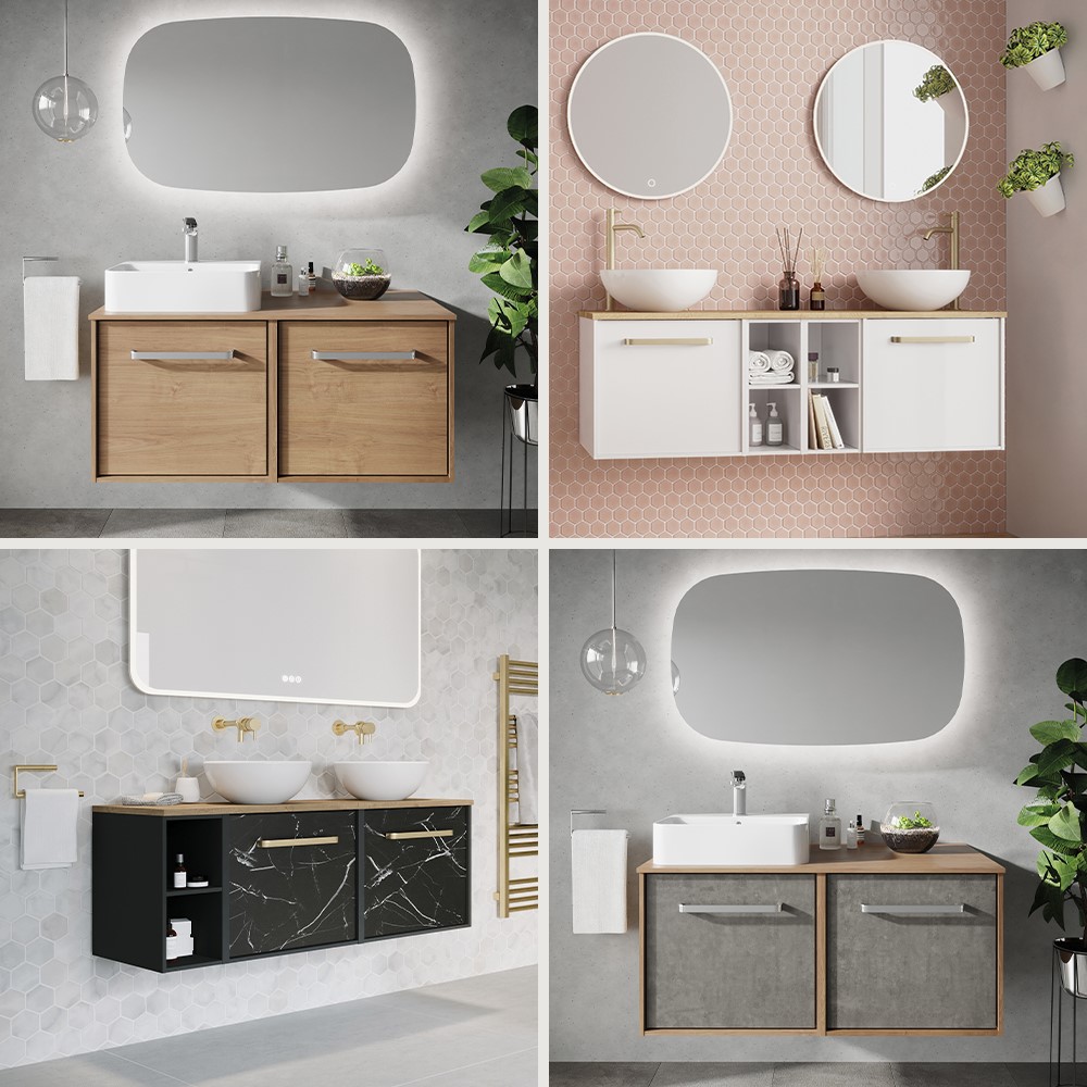 Luxury Bathrooms | Discover the freedom of Infinity modern bathroom furniture to bring luxury and creativity to your contemporary bathroom design