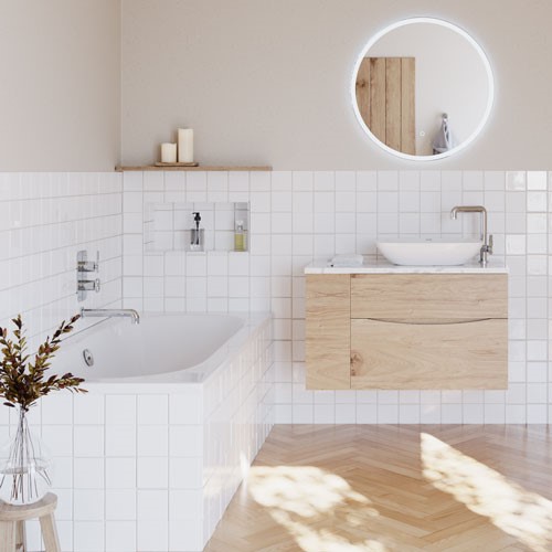 Contemporary Bathrooms | Bring your high end bathroom to life with an embrace of nature