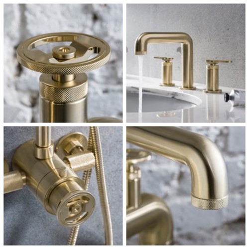 How To Style Brushed Brass In The Bathroom