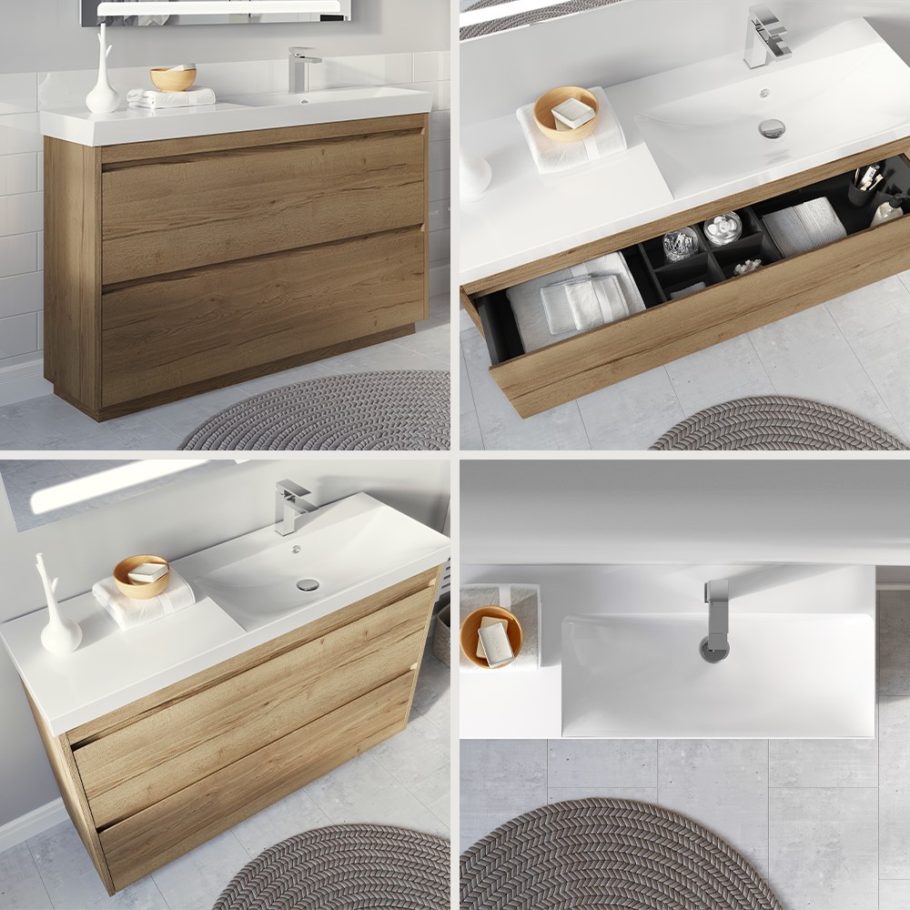 Luxury Bathrooms | Discover modern bathroom furniture to make a statement with the Zion collection, perfect for any contemporary bathroom design 